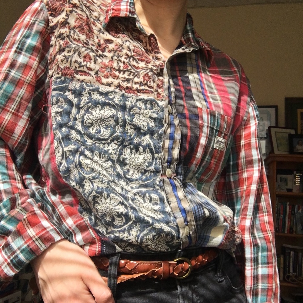 Ralph Lauren Denim and Supply Patchwork Flannel